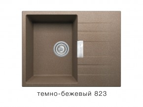 Мойка кварцевая Tolero Loft TL-650 Темно-бежевый 823 в Симе - sim.mebel74.com | фото 1