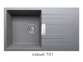 Мойка кварцевая Tolero Loft TL-750 Серый 701 в Симе - sim.mebel74.com | фото 1