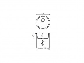 Мойка кварцевая Tolero R-104 Сафари 102 в Симе - sim.mebel74.com | фото 2