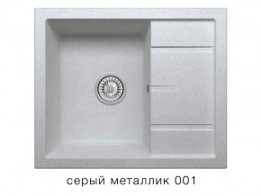 Мойка кварцевая Tolero R-107 Серый металлик 001 в Симе - sim.mebel74.com | фото 1