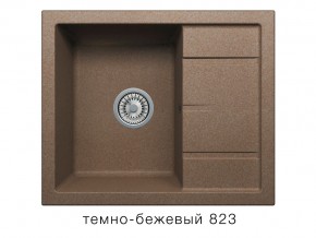 Мойка кварцевая Tolero R-107 Темно-бежевый 823 в Симе - sim.mebel74.com | фото