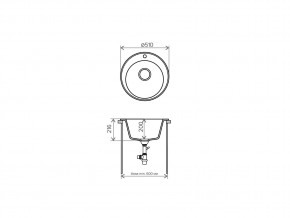 Мойка кварцевая Tolero R-108 Бежевый 101 в Симе - sim.mebel74.com | фото 2