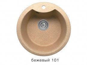 Мойка кварцевая Tolero R-108E Бежевый 101 в Симе - sim.mebel74.com | фото 1