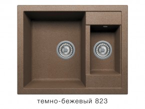 Мойка кварцевая Tolero R-109 Темно-бежевый 823 в Симе - sim.mebel74.com | фото