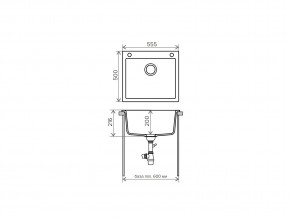 Мойка кварцевая Tolero R-111 Бежевый 101 в Симе - sim.mebel74.com | фото 2