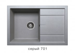 Мойка кварцевая Tolero R-112 Серый 701 в Симе - sim.mebel74.com | фото 1