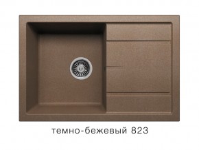 Мойка кварцевая Tolero R-112 Темно-бежевый 823 в Симе - sim.mebel74.com | фото