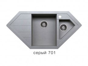 Мойка кварцевая Tolero R-114 Серый 701 в Симе - sim.mebel74.com | фото 1