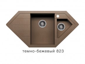 Мойка кварцевая Tolero R-114 Темно-бежевый 823 в Симе - sim.mebel74.com | фото 1