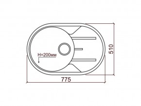 Мойка кварцевая Tolero R-116 Бежевый 101 в Симе - sim.mebel74.com | фото 2