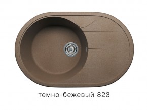 Мойка кварцевая Tolero R-116 Темно-бежевый 823 в Симе - sim.mebel74.com | фото