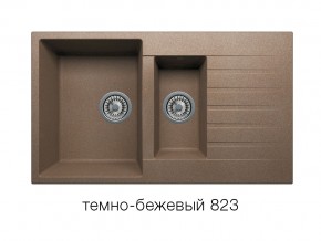 Мойка кварцевая Tolero R-118 Темно-бежевый 823 в Симе - sim.mebel74.com | фото 1