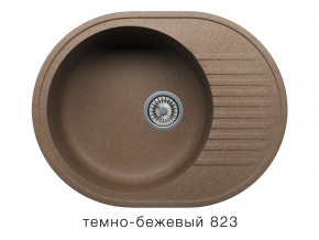 Мойка кварцевая Tolero R-122 Темно-бежевый 823 в Симе - sim.mebel74.com | фото 1