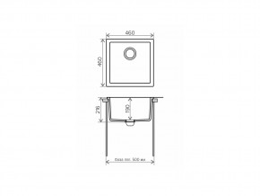 Мойка кварцевая Tolero R-128 Бежевый 101 в Симе - sim.mebel74.com | фото 2