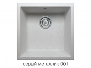 Мойка кварцевая Tolero R-128 Серый металлик 001 в Симе - sim.mebel74.com | фото 1