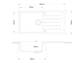 Мойка Longran Classic CLS 914.457 в Симе - sim.mebel74.com | фото 2