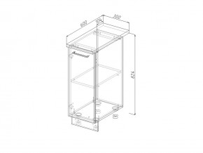 Н 30 Модуль нижний Без Столешницы МН 30 в Симе - sim.mebel74.com | фото