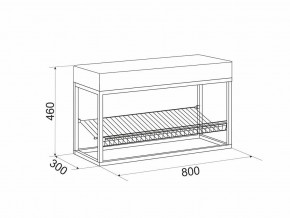 Обувница Крафт 1 в Симе - sim.mebel74.com | фото 2