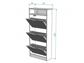 Обувница W10 в Симе - sim.mebel74.com | фото 3