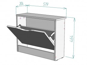 Обувница W100 в Симе - sim.mebel74.com | фото 3