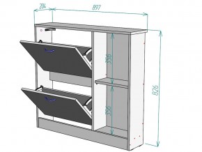 Обувница W102 в Симе - sim.mebel74.com | фото 3