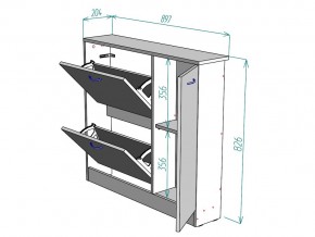 Обувница W105 в Симе - sim.mebel74.com | фото 3