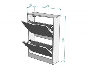 Обувница W110 в Симе - sim.mebel74.com | фото 3