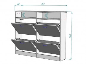 Обувница W15 в Симе - sim.mebel74.com | фото 3