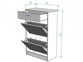 Обувница W21 в Симе - sim.mebel74.com | фото 3