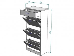 Обувница W23 в Симе - sim.mebel74.com | фото 3