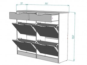 Обувница W26 в Симе - sim.mebel74.com | фото 3