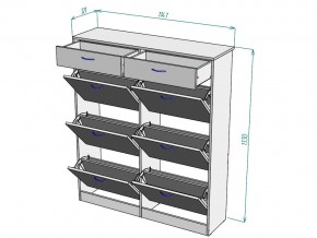 Обувница W27 в Симе - sim.mebel74.com | фото 3