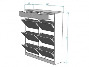 Обувница W28 в Симе - sim.mebel74.com | фото 3