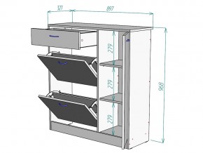 Обувница W35 в Симе - sim.mebel74.com | фото 3