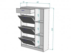 Обувница W41 в Симе - sim.mebel74.com | фото 3