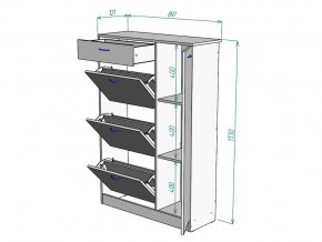 Обувница W43 в Симе - sim.mebel74.com | фото 3