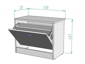 Обувница W45 в Симе - sim.mebel74.com | фото 3