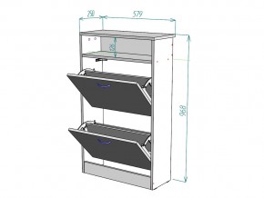 Обувница W5 в Симе - sim.mebel74.com | фото 3