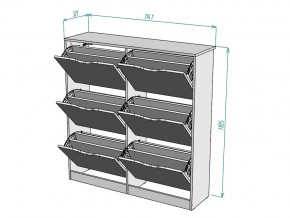 Обувница W50 в Симе - sim.mebel74.com | фото 3