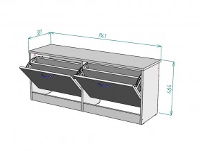 Обувница W55 в Симе - sim.mebel74.com | фото 3