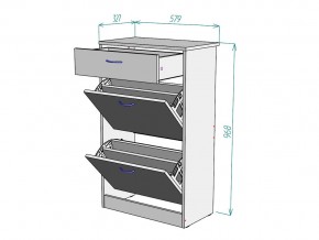 Обувница W58 в Симе - sim.mebel74.com | фото 3