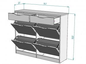 Обувница W63 в Симе - sim.mebel74.com | фото 3