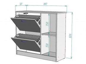 Обувница W66 в Симе - sim.mebel74.com | фото 3