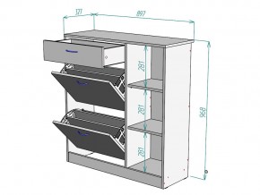 Обувница W71 в Симе - sim.mebel74.com | фото 3