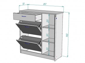 Обувница W73 в Симе - sim.mebel74.com | фото 3