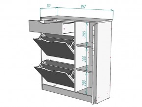 Обувница W74 в Симе - sim.mebel74.com | фото 3