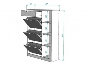 Обувница W81 в Симе - sim.mebel74.com | фото 3