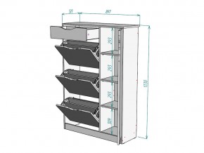 Обувница W83 в Симе - sim.mebel74.com | фото 3