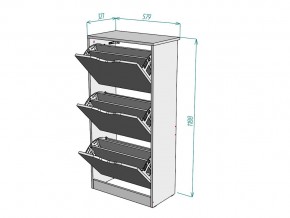 Обувница W87 в Симе - sim.mebel74.com | фото 3