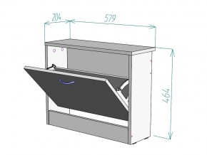 Обувница W89 в Симе - sim.mebel74.com | фото 3